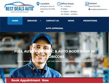 Tablet Screenshot of bestdealsauto.ca